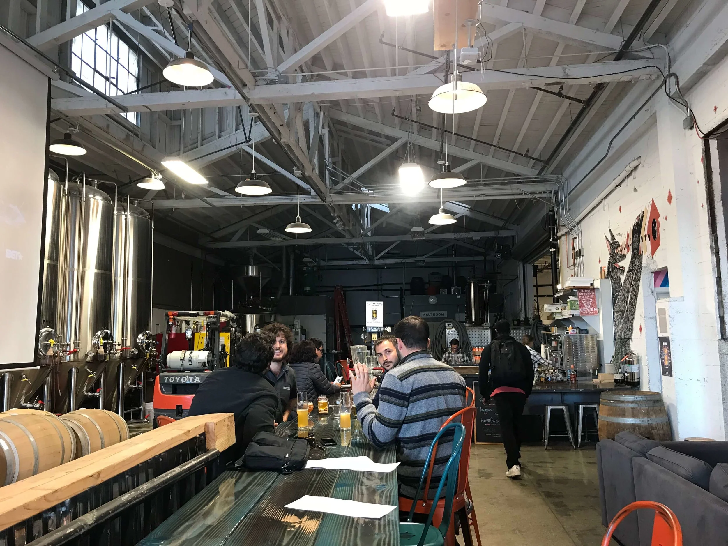 Seven Stills Brewery Distillery inside