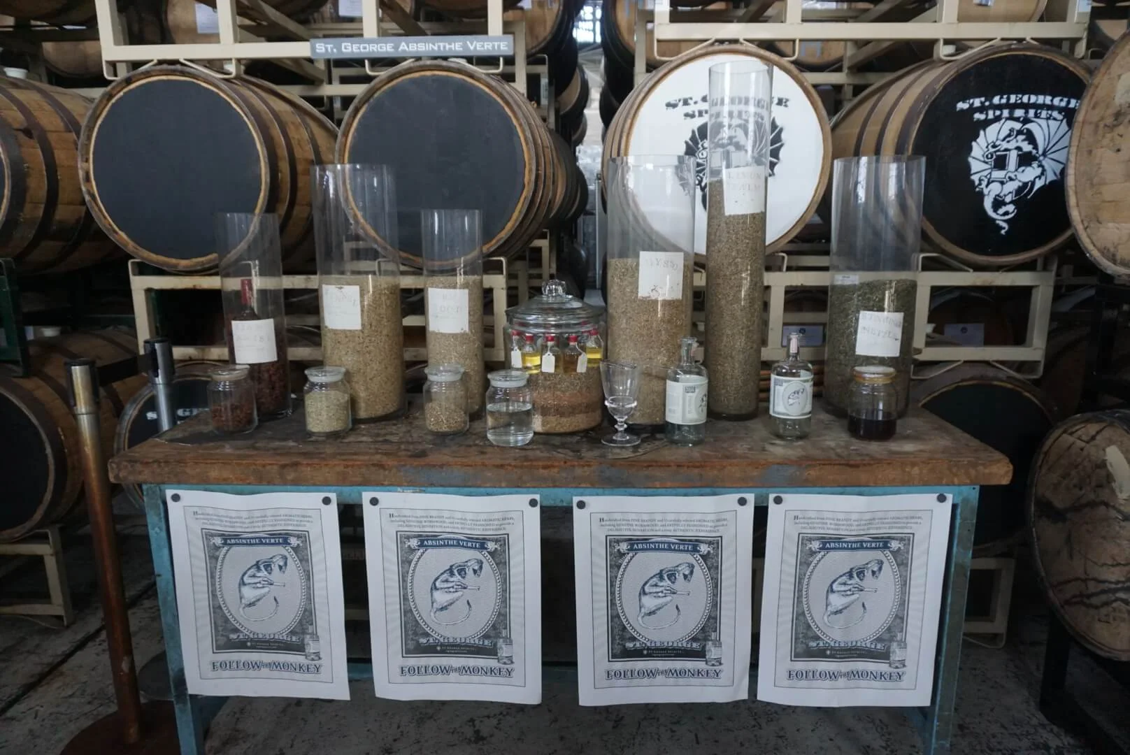 St George Absinthe stand