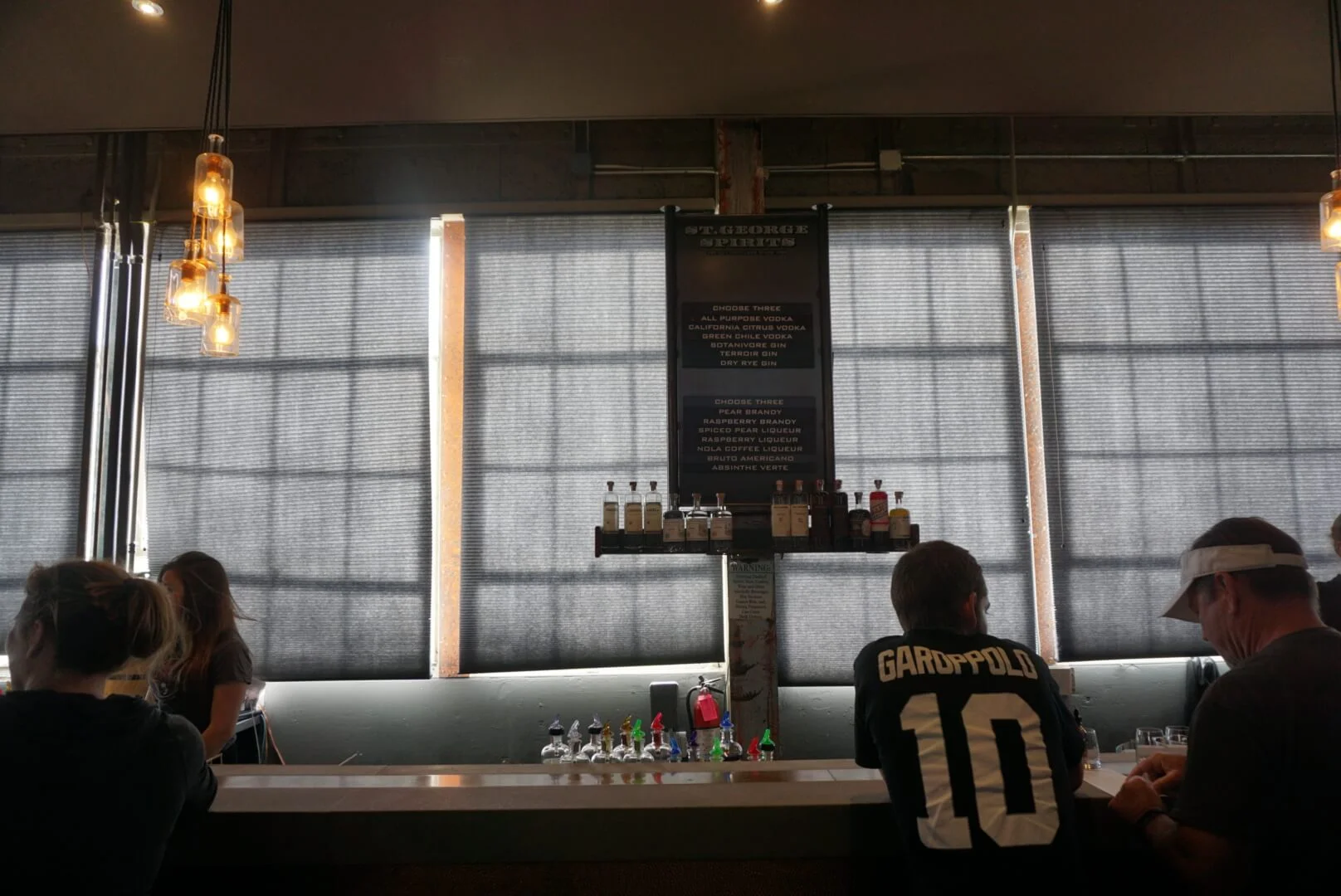 St George tasting bar