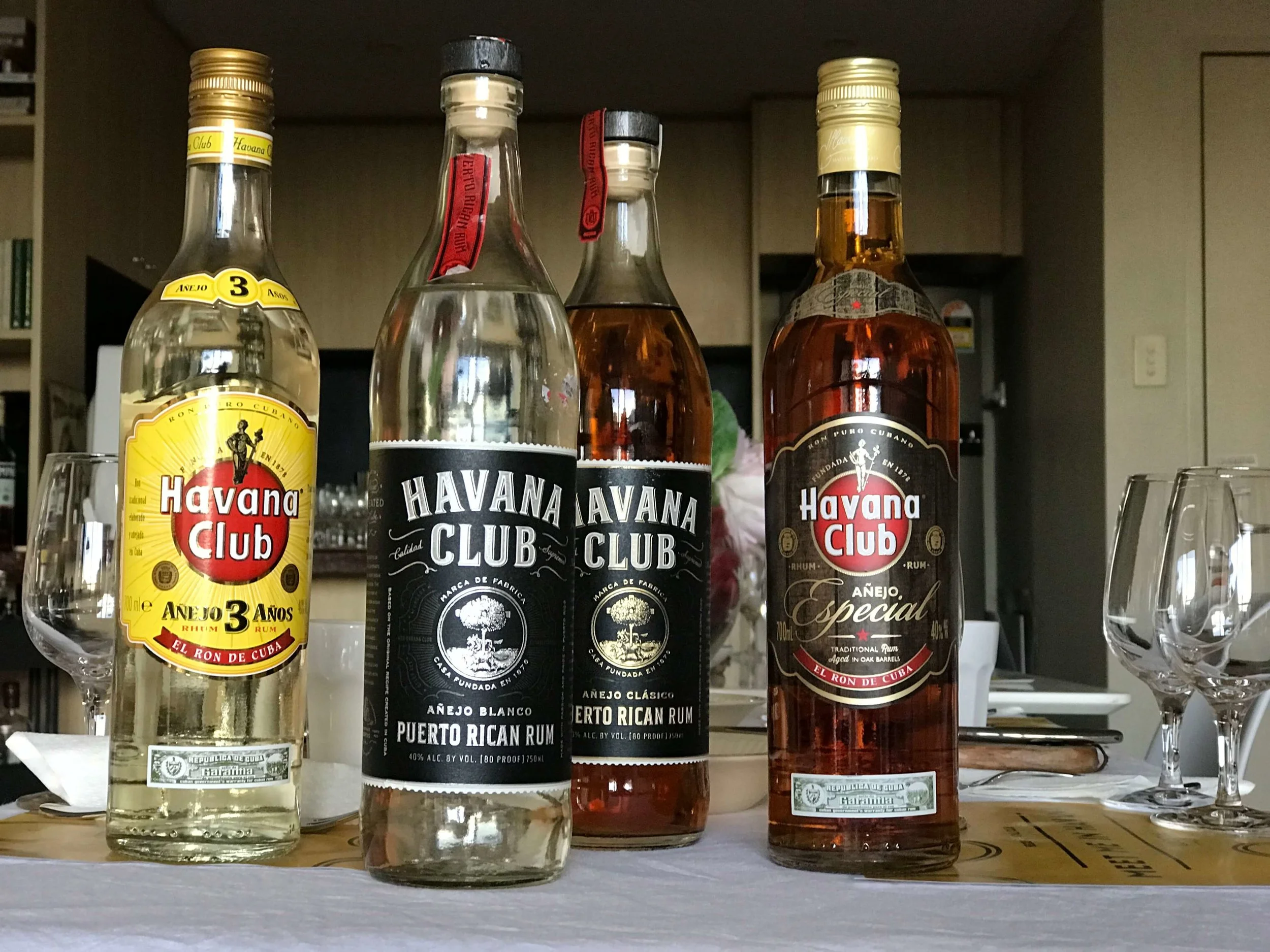 The Havana Club rum family