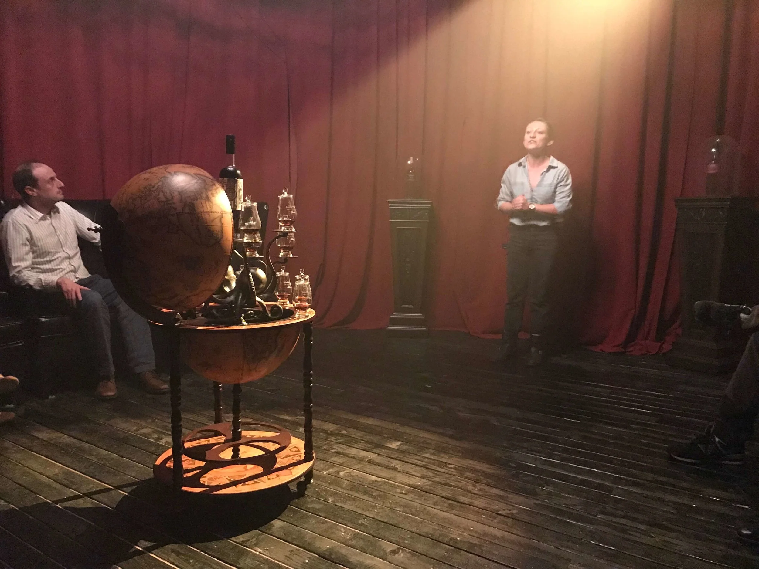 The Lost Distillery tour starting at the beginning