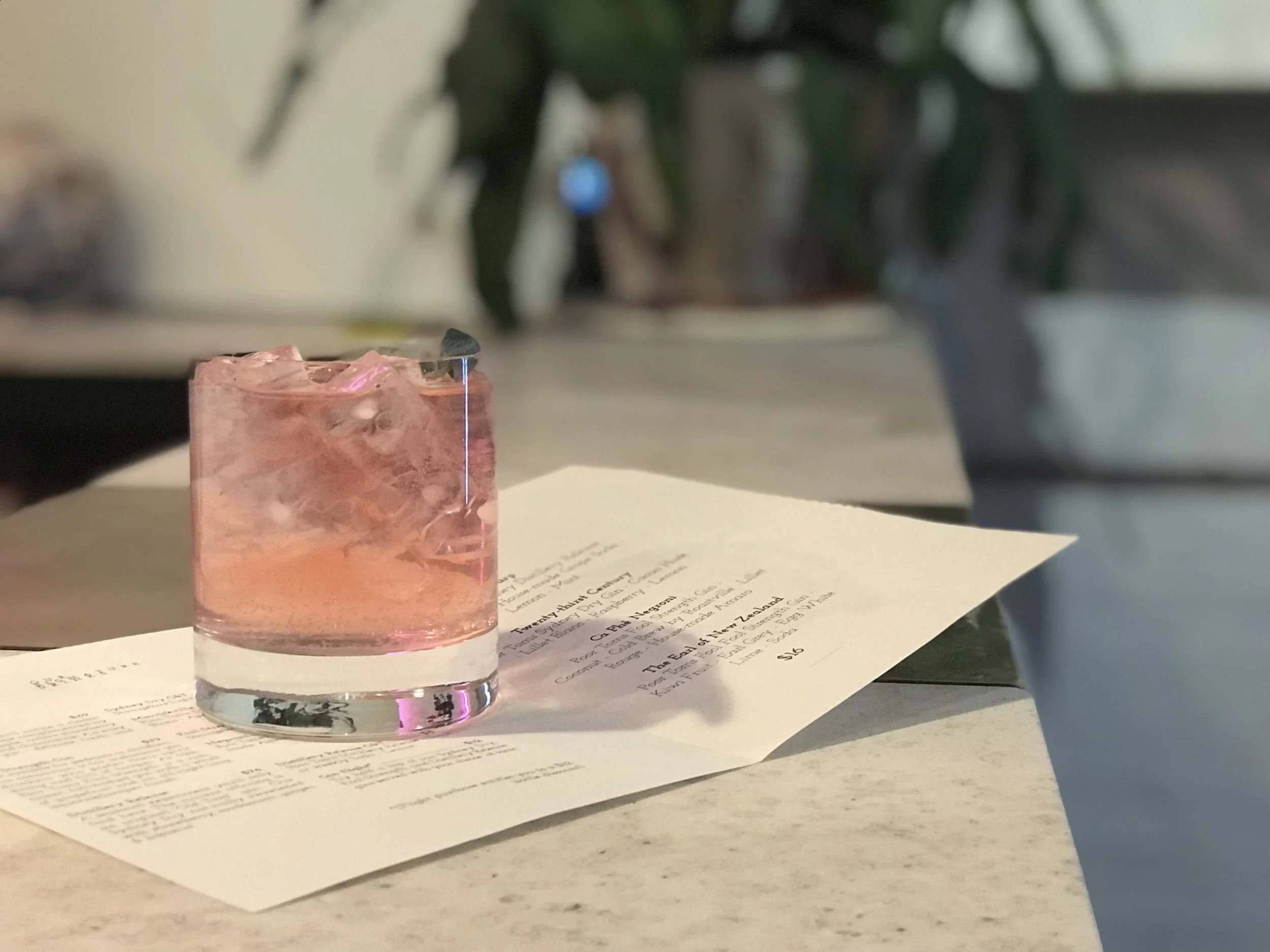 Poor Toms Strawberry Gin &amp; Soda in the distillery