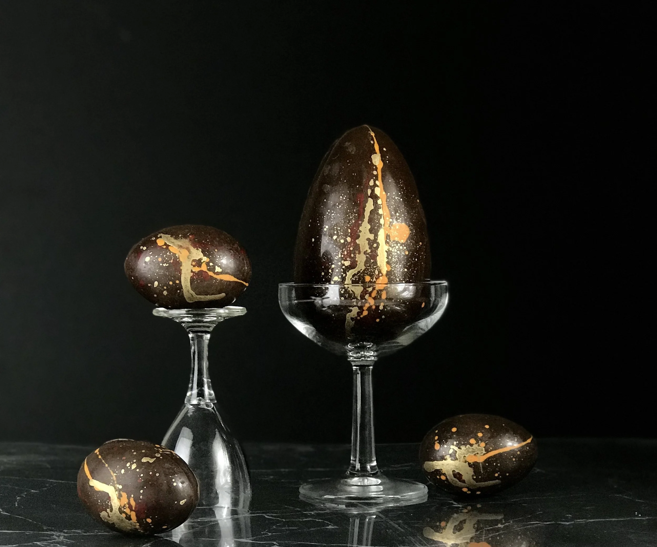 Butterscotch Eggspresso Martini chocolate Easter egg in different sizes