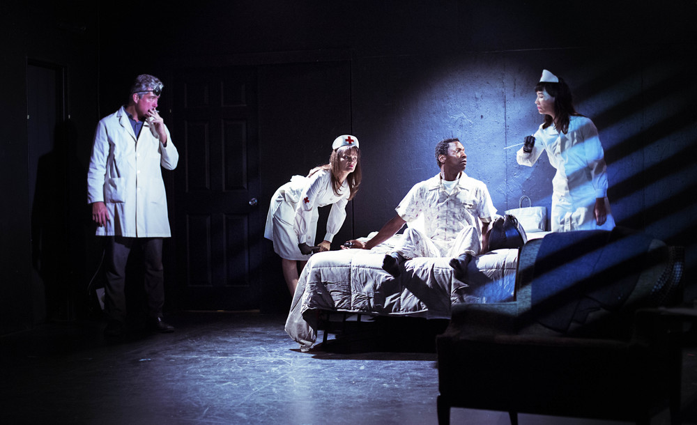 'Bad Medicine,' a segment from 'The Noir Series,' features a chain-smoking doctor and two disconcerting nurses. Credit:   Turner Munch.