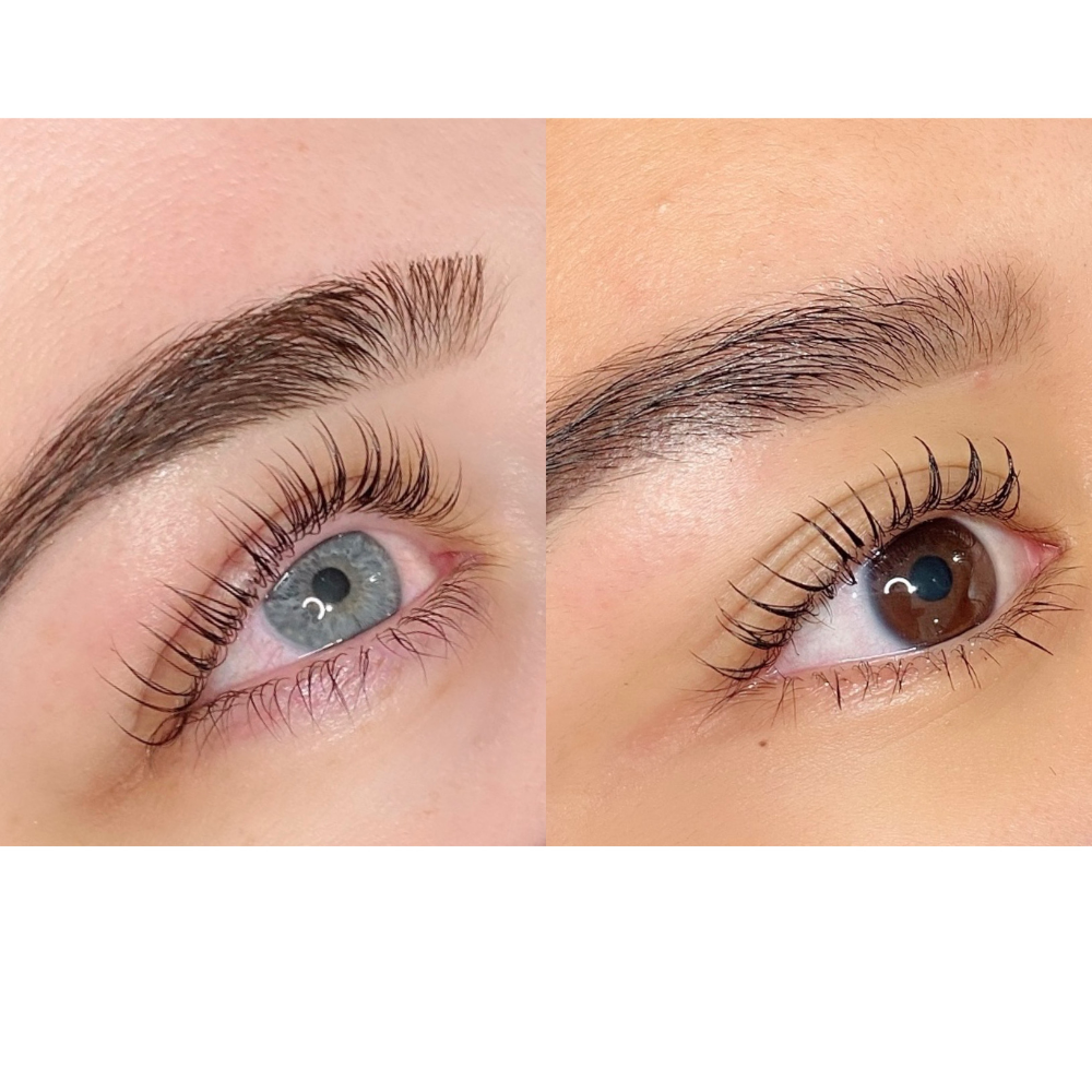 Client after lash lift results Redlands Lash and Brow Design