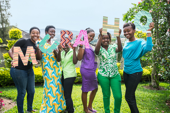 ©2014 Ni Nyaminga/Girl Hub. All Rights Reserved. The journalists of Ni Nyaminga greeting the world and inspiring the girls of Rwanda.