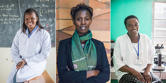 ©2014 Ni Nyaminga/Girl Hub. All Rights Reserved. A politician, a nurse, and a school administrator share their stories of being adolescents during the genocide.