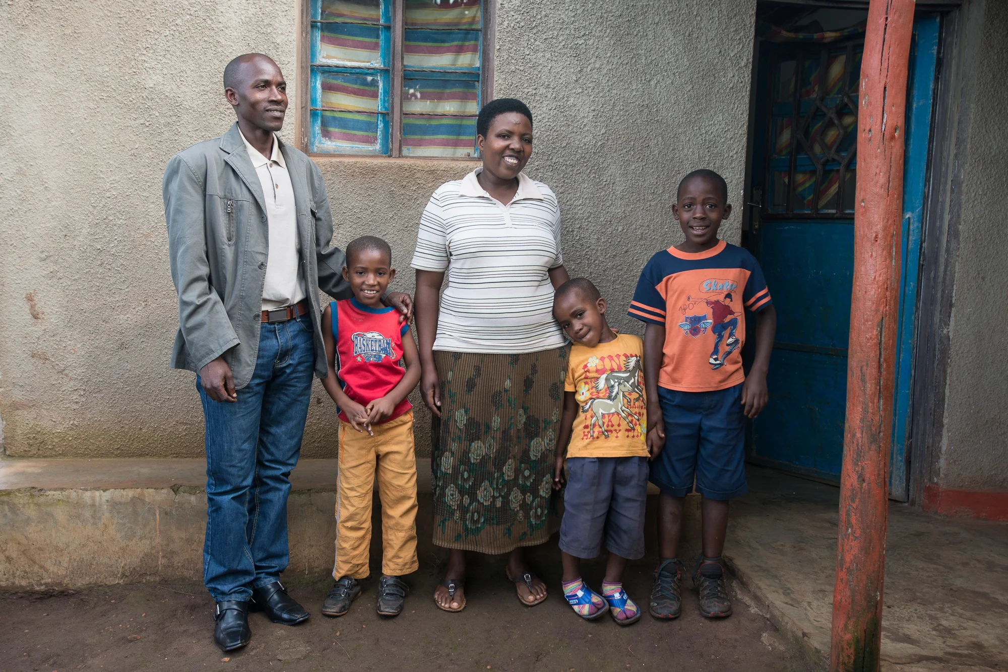 Theogine Ntacumura and his wife Ernistine discuss their hopes and dreams for their children. They hope that they can finish their education and possibly become doctors one day.