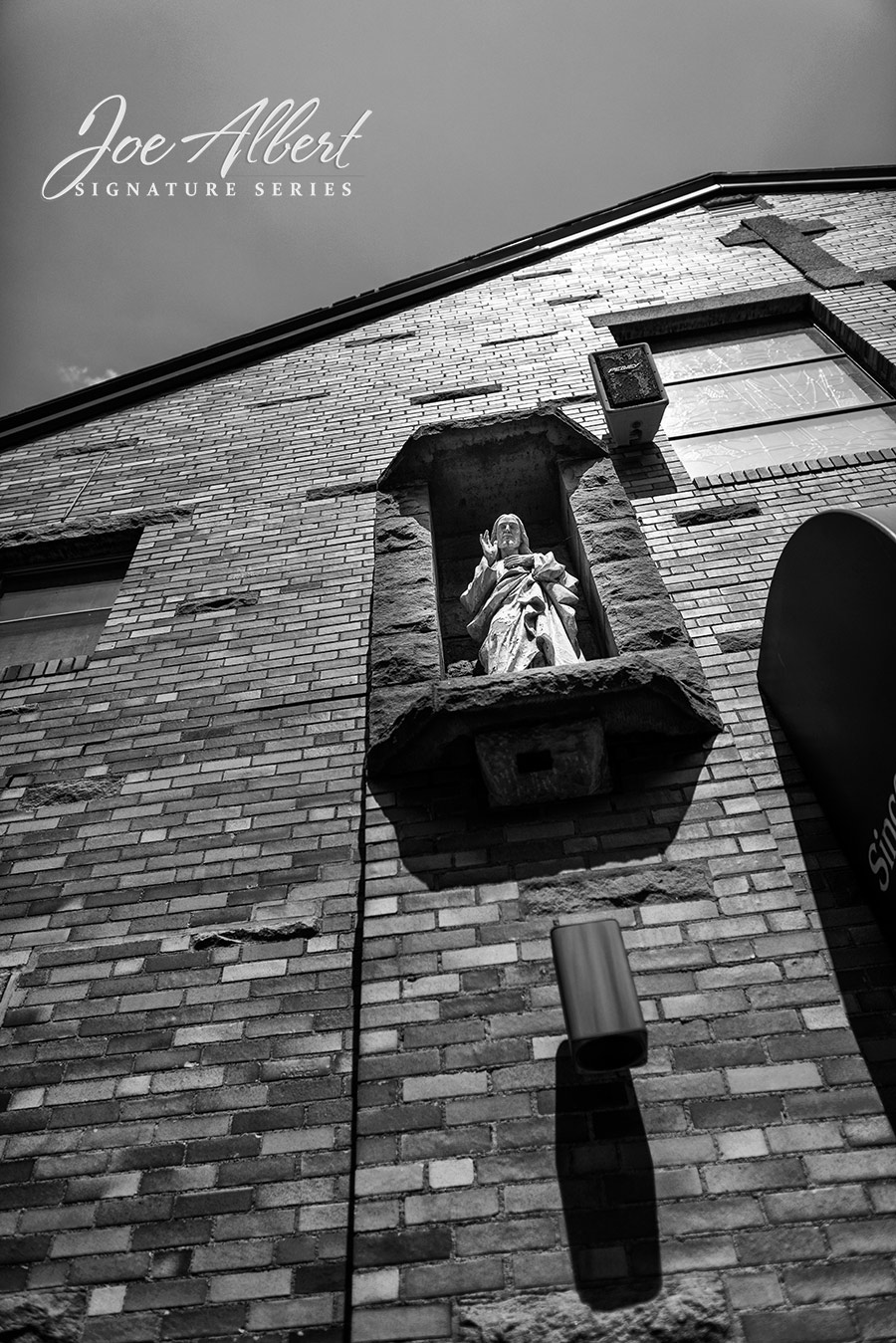 A statue at St. Patricks in Pittsburgh