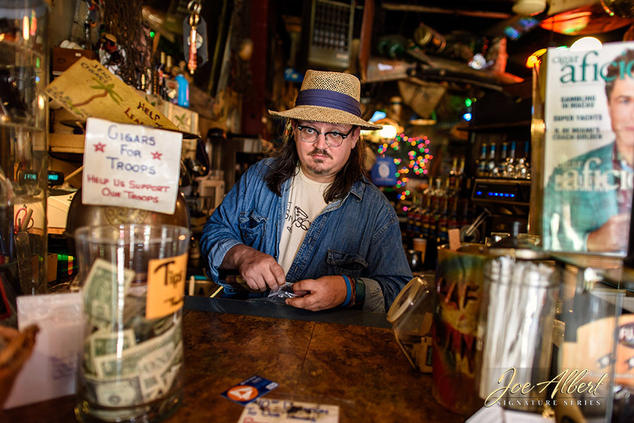 Meet Shawn, he was very helpful in picking out cigars. Thanks for letting me take your pic!