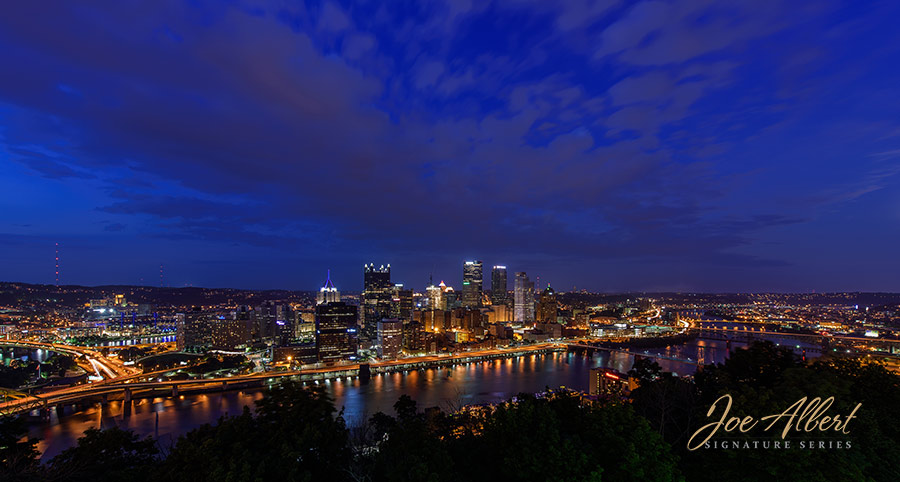 Such a beautiful skyline! Shot from Mt. Washington 