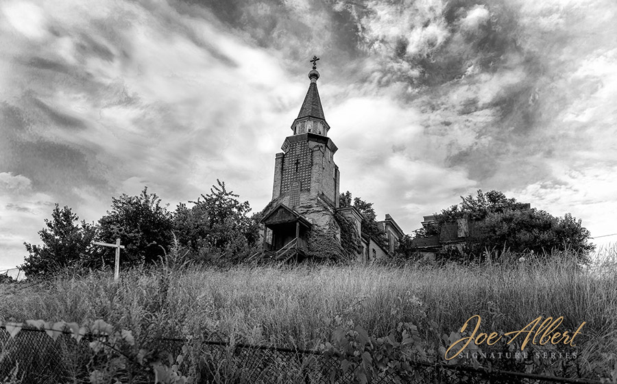 Old church we ran across late in the day