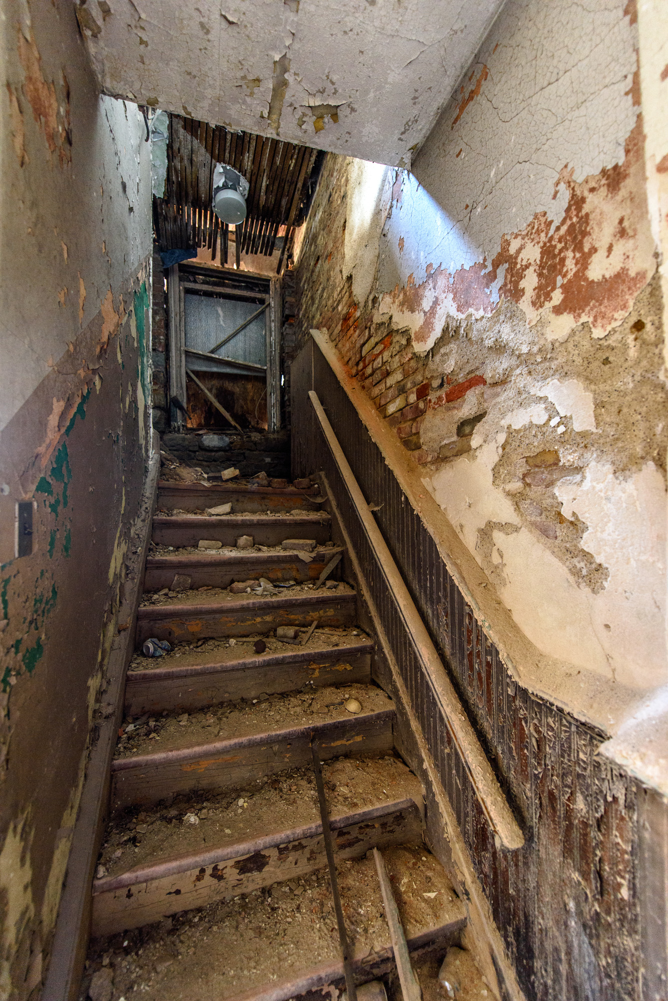 This is the stairway to the sanctuary 