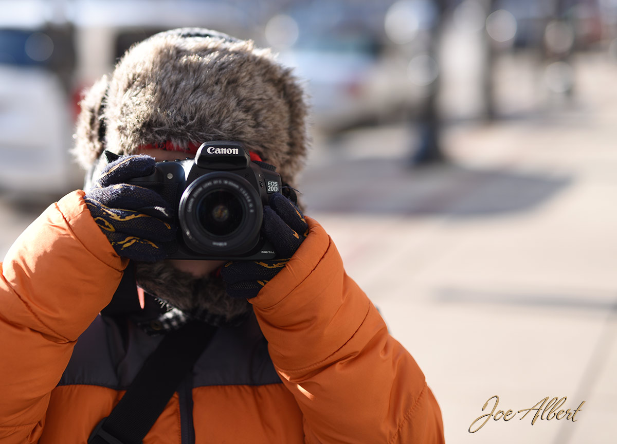 He's a Canon boy but he might change!