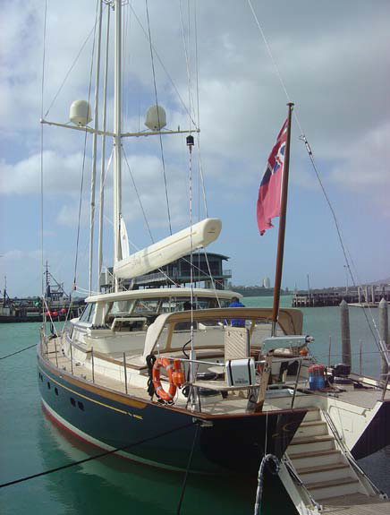 Paradiso by Alloy Yachts International Ltd with ARMATEC fibreglass engine exhaust tubing