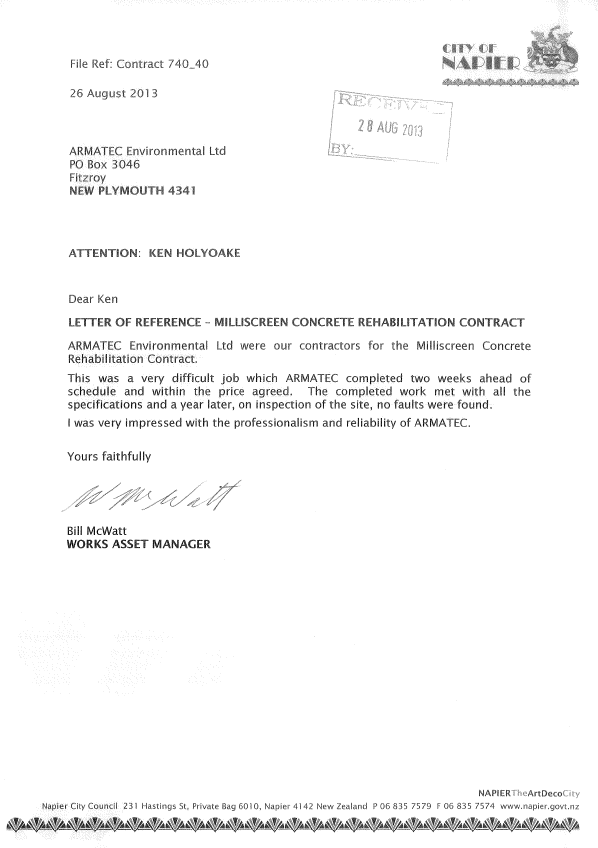 Napier City Council Testimonial