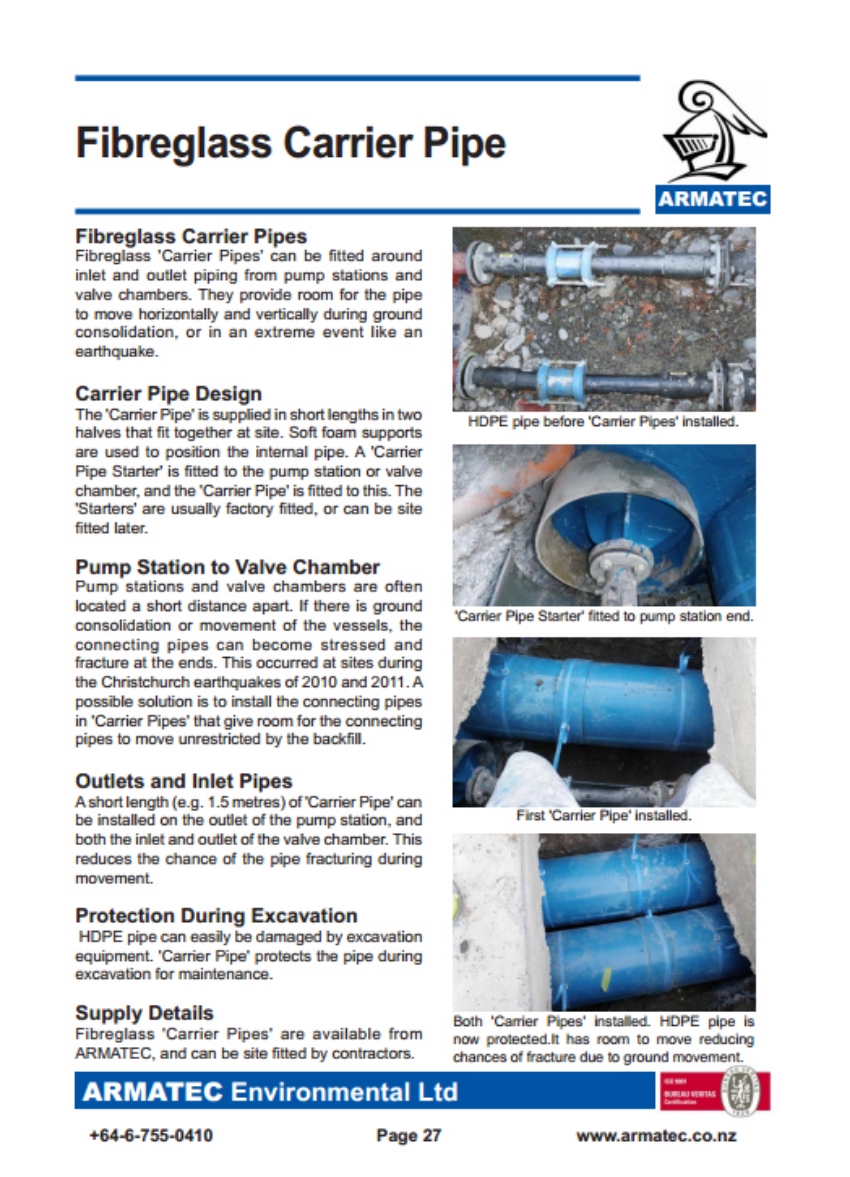 Carrier Pipes