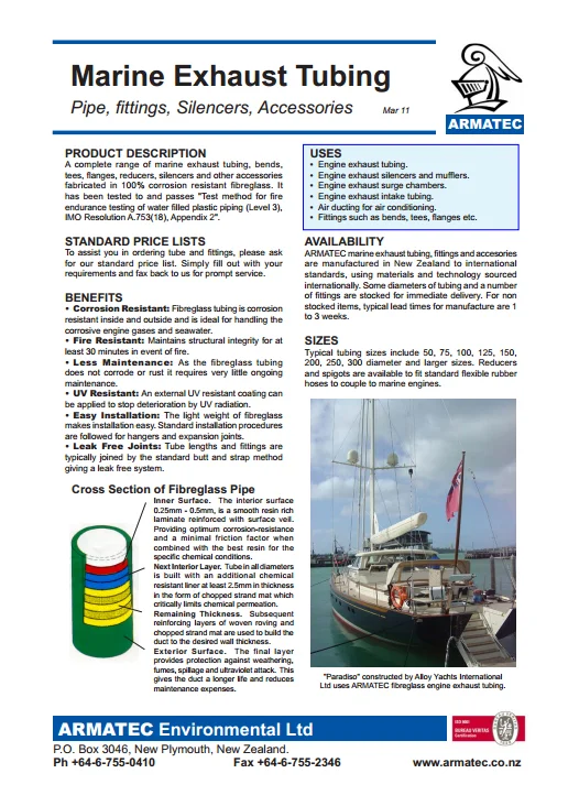 Download the Marine Exhaust Tubing Handbook