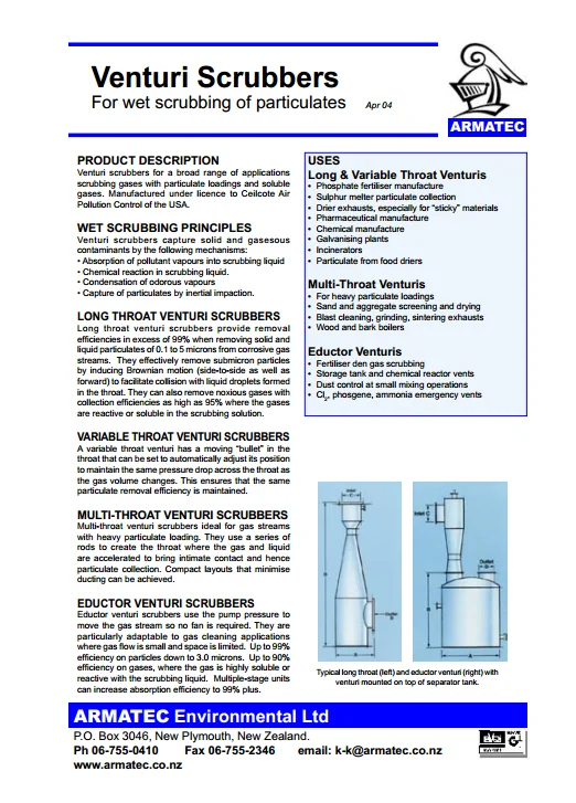 Download Venturi Scrubbers Handbook
