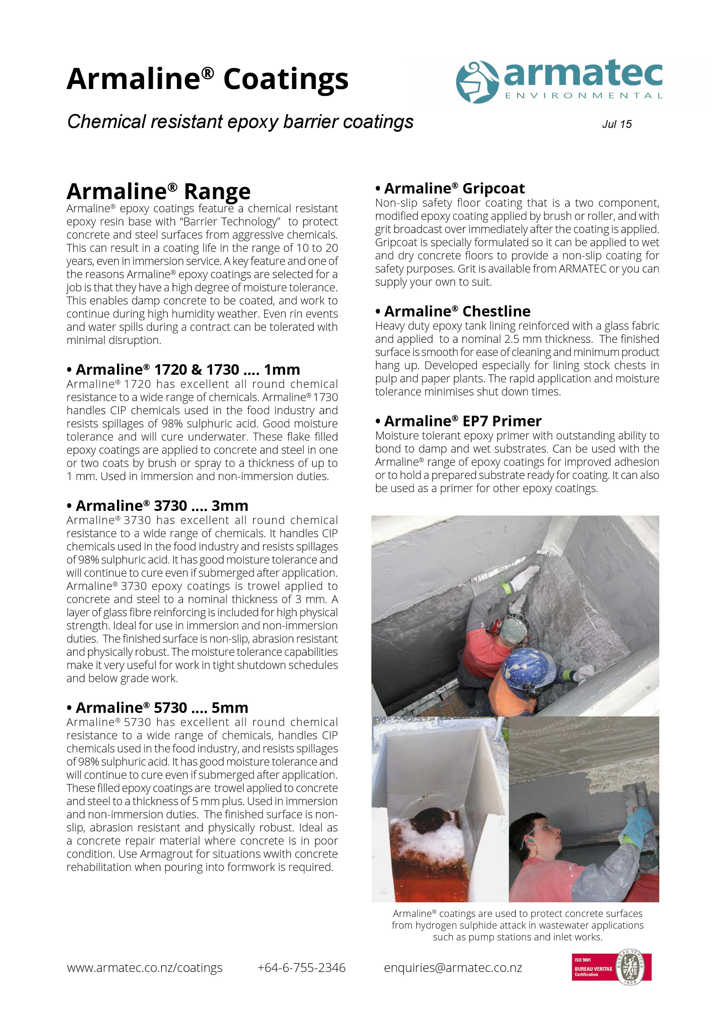 Download the Armaline Epoxy Coatings Handbook