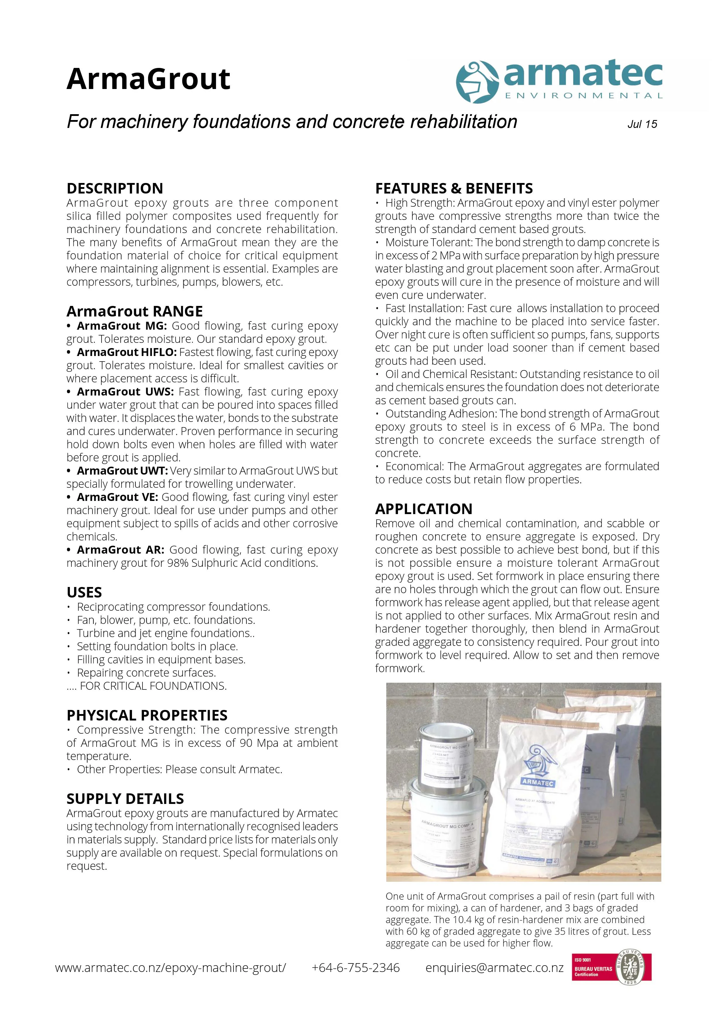 Download the Epoxy Machine Grout Handbook