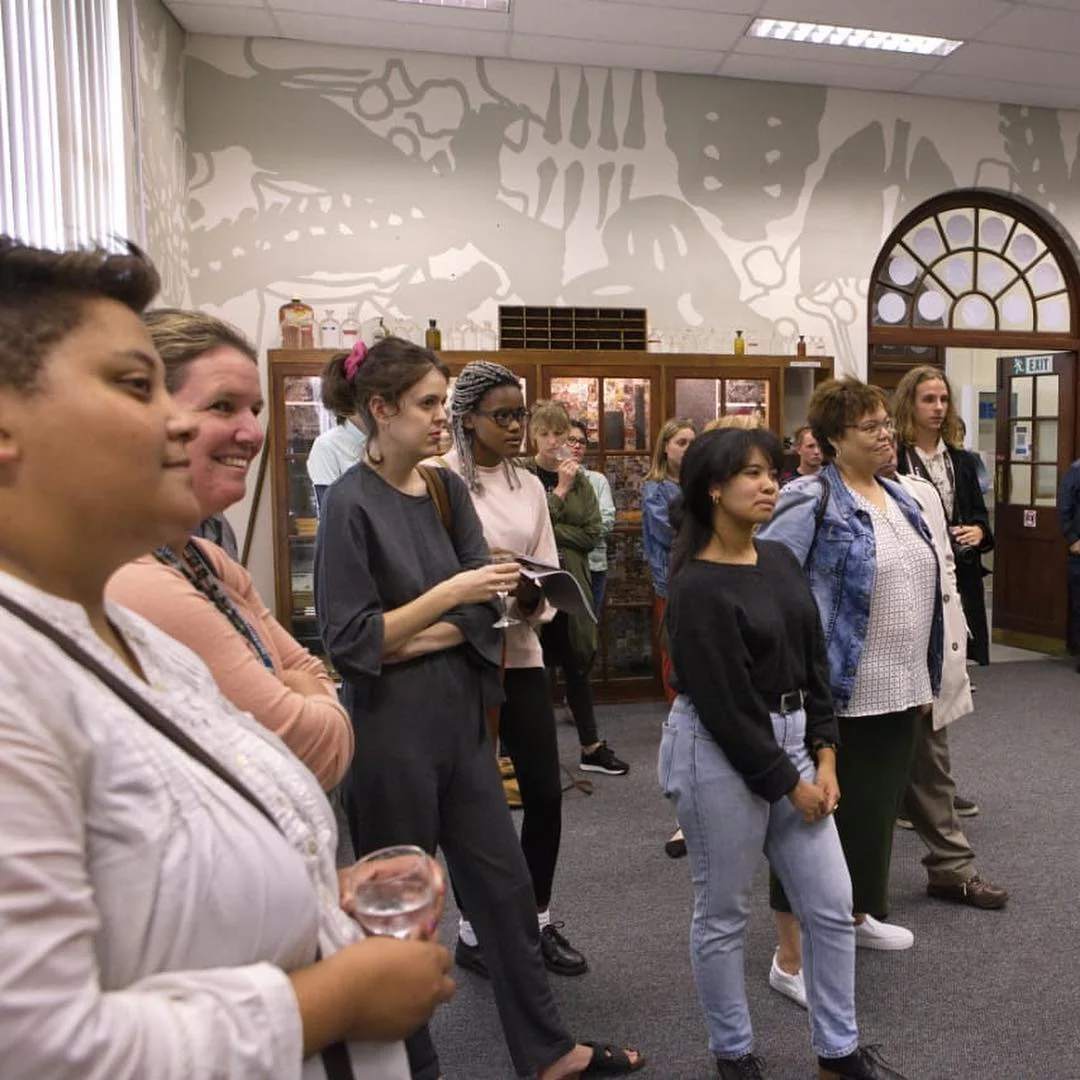 The audience|viewers listening to the opening talk by Associate Professor Virginia MacKenny and Dr. Jane Yeats