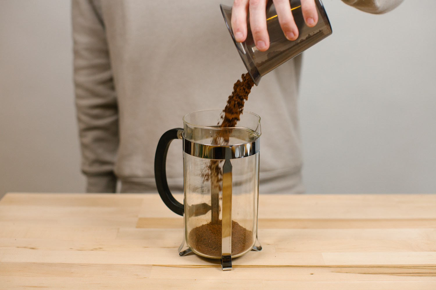 French Press Coffee Instructions Backyard Beans