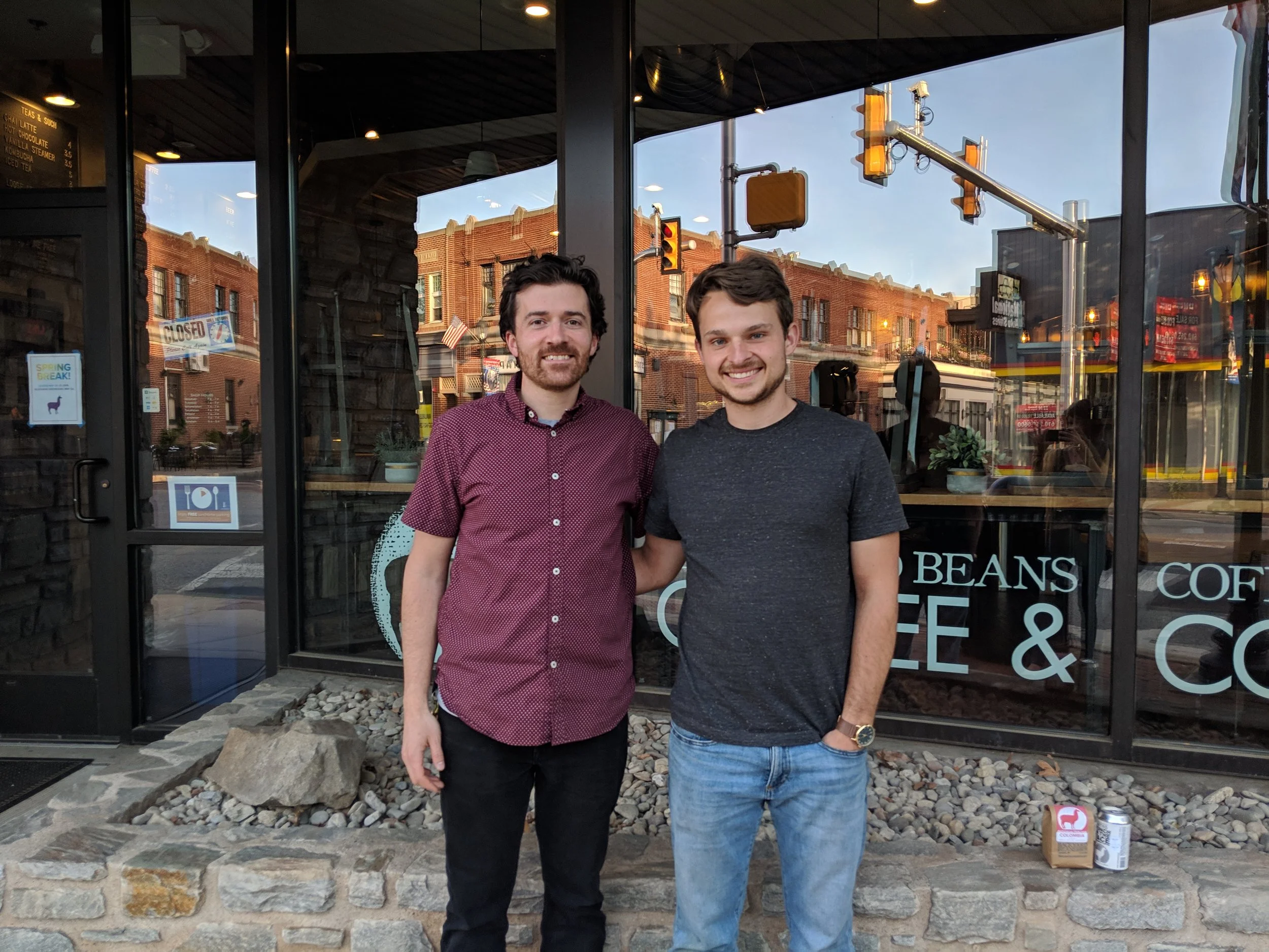 Bobby and Ryan from his visit to us in May