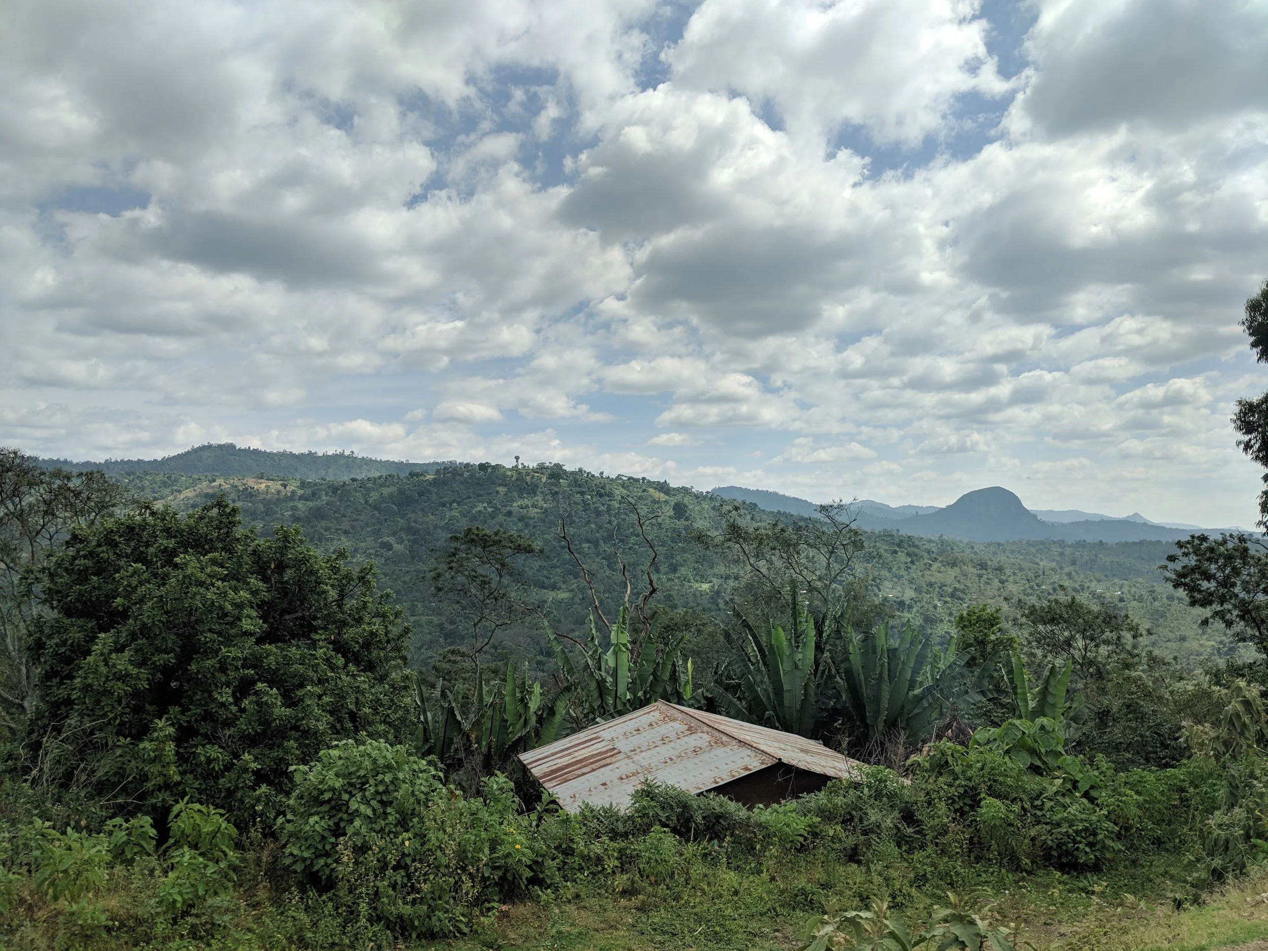 Views while driving around Yirga Chefe, Ethiopia