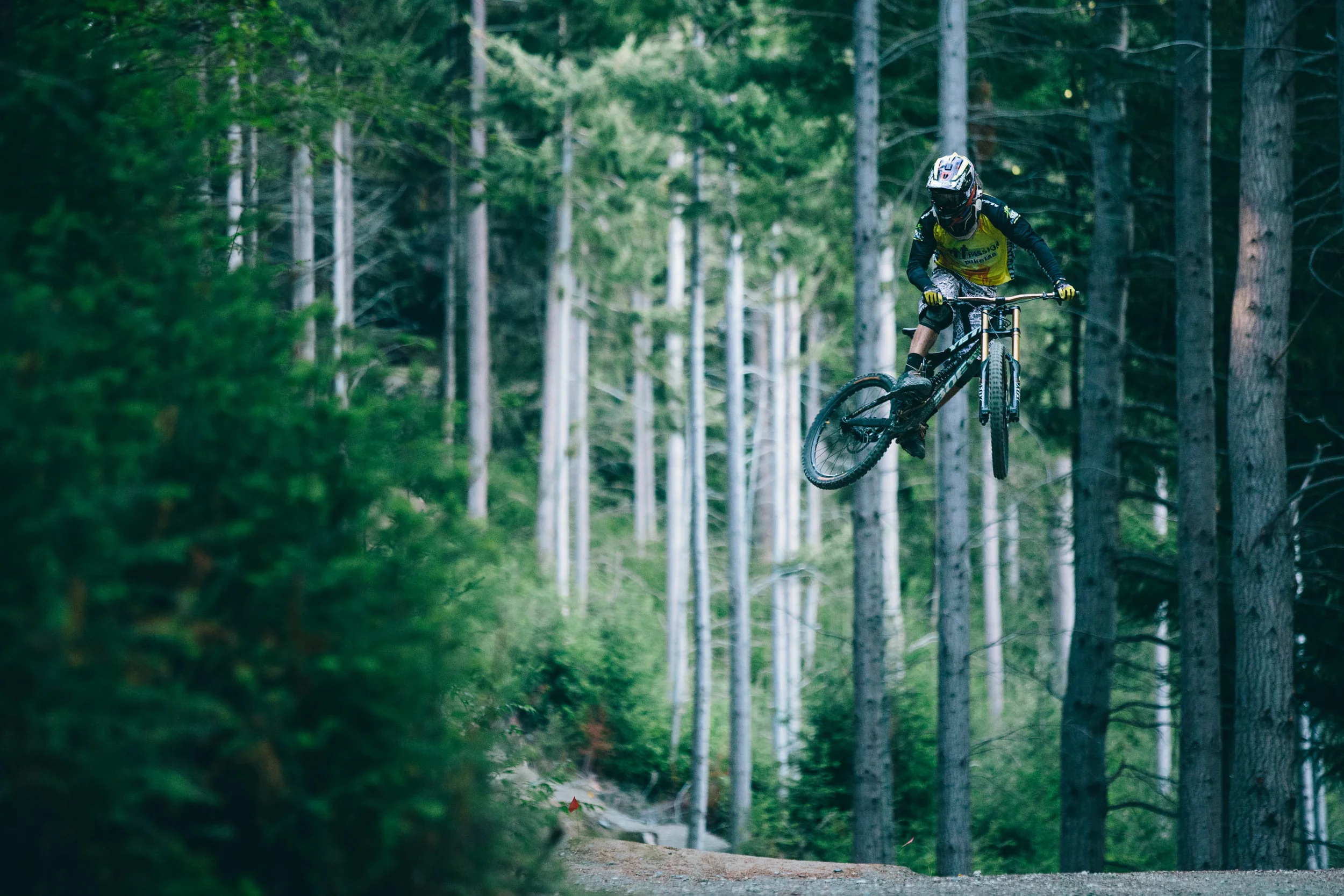 You don't know the meaning of smooth jumps until you've ridden Huck Yeah, I probably rode this about 50 times