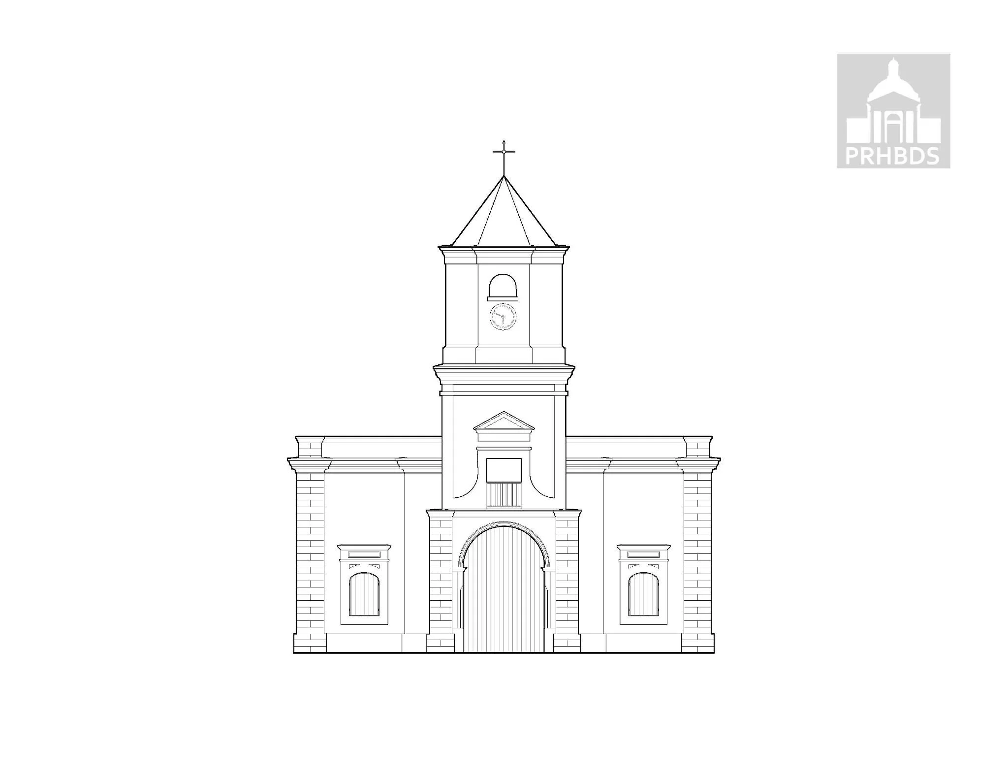 Antigua Parroquia de Caguas (c1830) Caguas, Puerto Rico