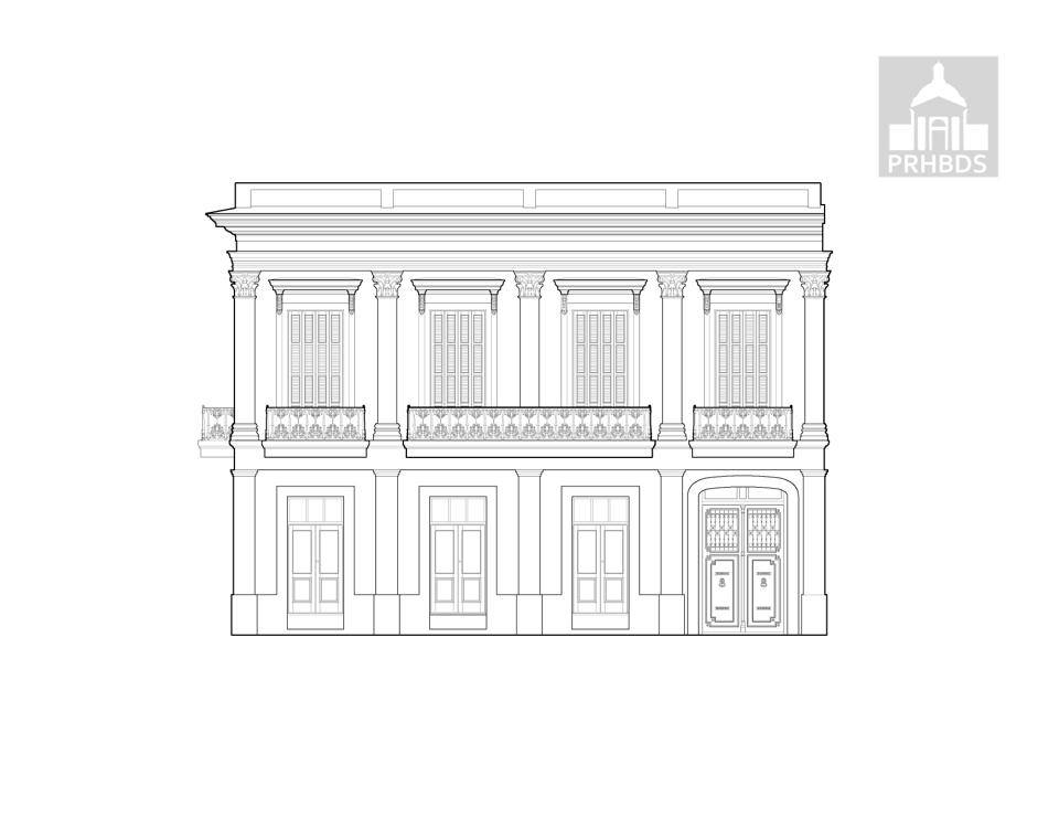 Casa Vives Calle Atocha 88 Ponce, Puerto Rico Diseñado por Juan Bertoli Calderoni (1859)