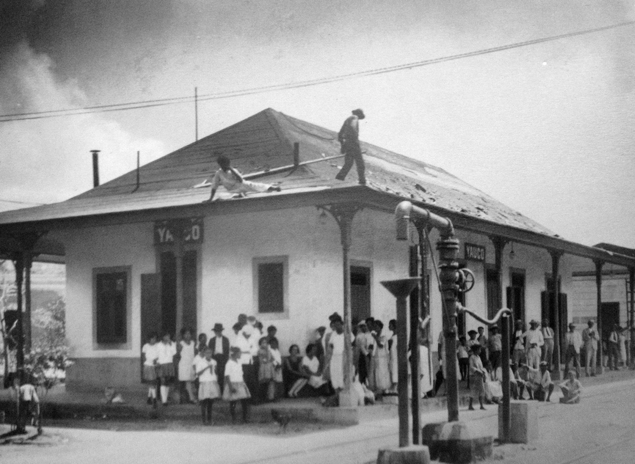 Estación de ferrocarril de Yauco (c1917)