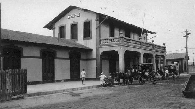 Estación de ferrocarril de Ponce (c1917)
