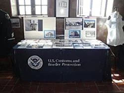 Display of Uniforms and Memorabilia.