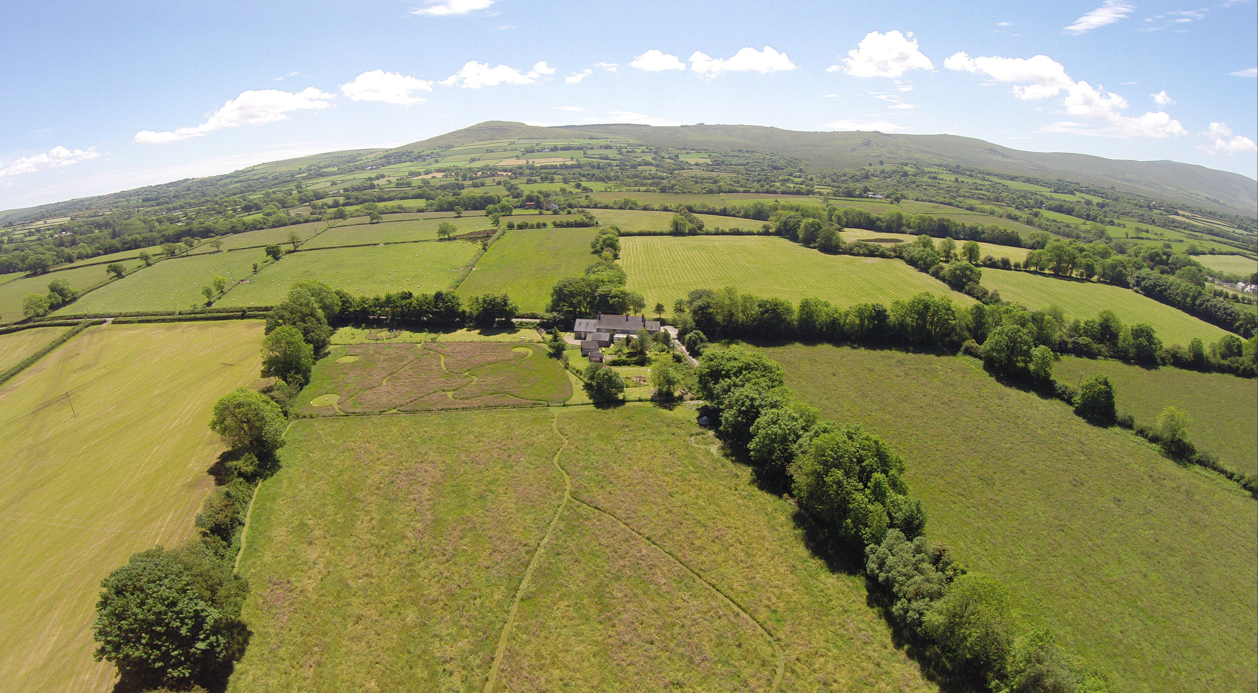 Sky view of our meadows