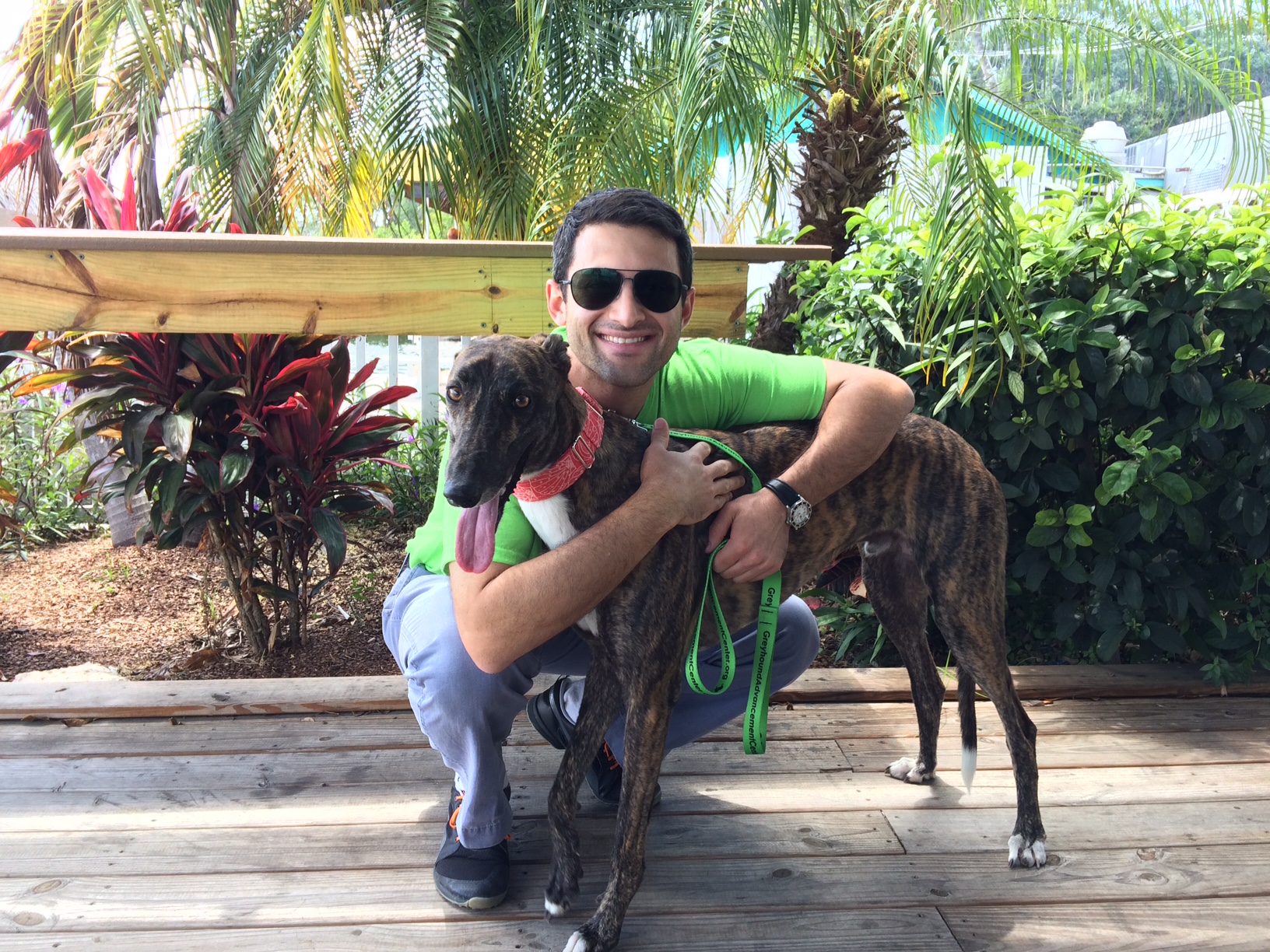 Josh and Melissa adopted Monroe who won Top Dog at the graduation! Monroe has proven his skills as a soccer player and Josh is very excited to have a new "teammate"!