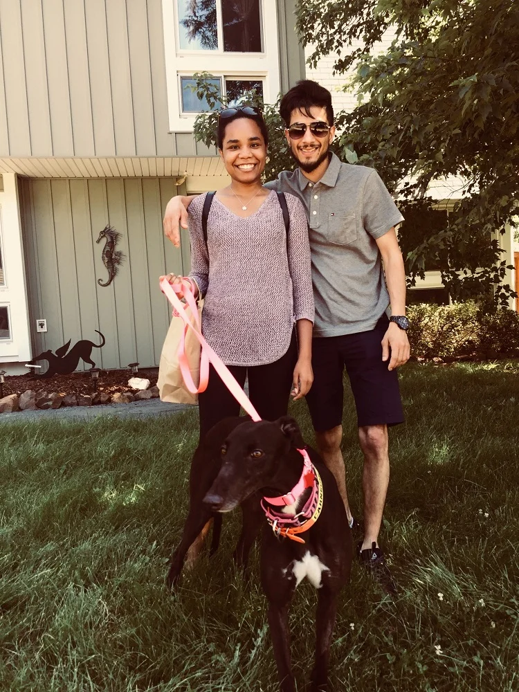 Grace Brock has waited a lifetime for her first dog ever! Holiday (formerly Carnegie Hall) is just perfect for her! Holiday will have chances to meet and greet some Kitties and go to training class to show off how GREYT she is! Congratulations to Grace and Holiday!