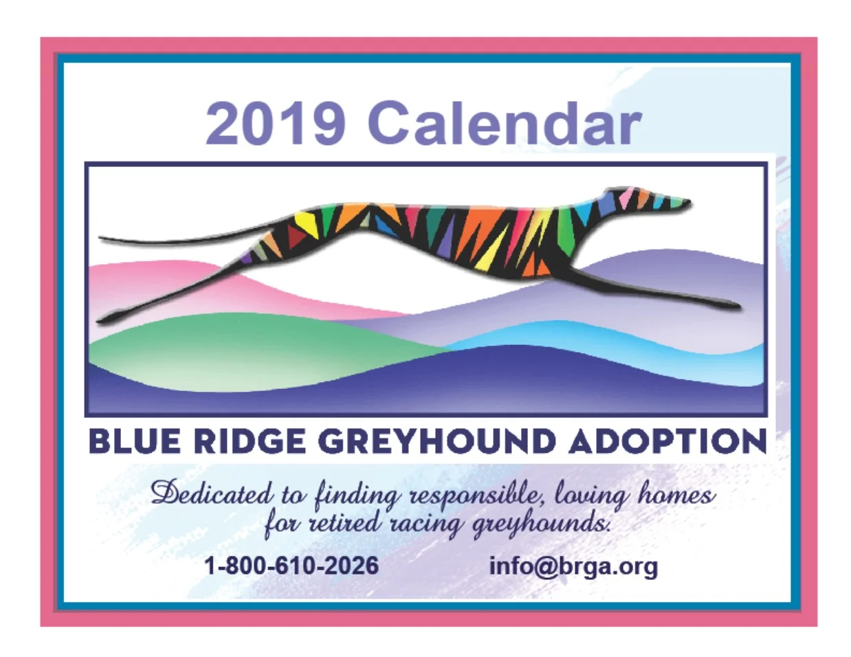 Didn't get your fix of adorable hounds in our 2018 calendar? Look no further, our 2019 calendar is oozing with even more cuteness.