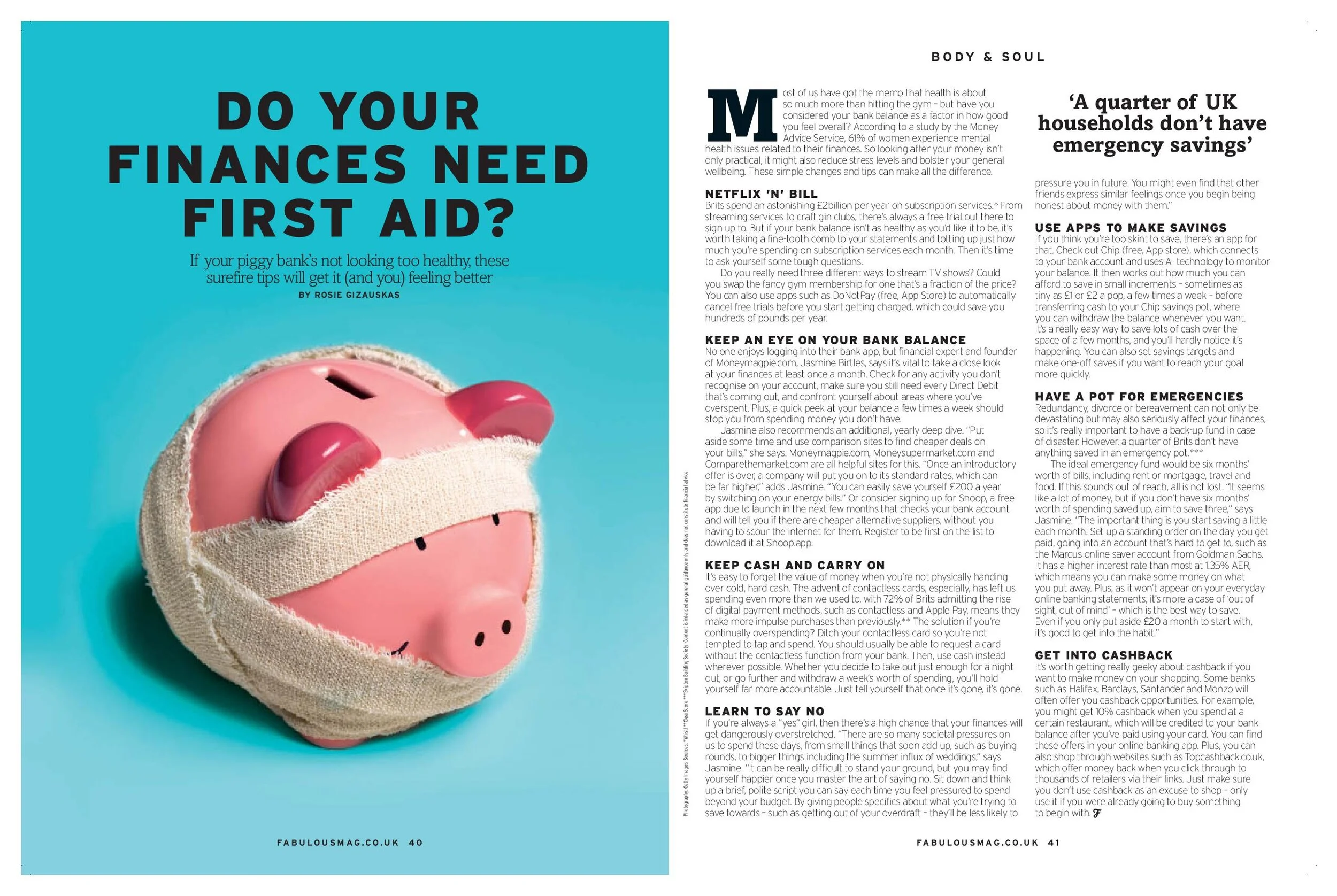 Fabulous, Januart 2020