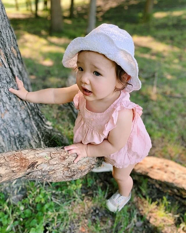 Sitting on things at the duck pond.