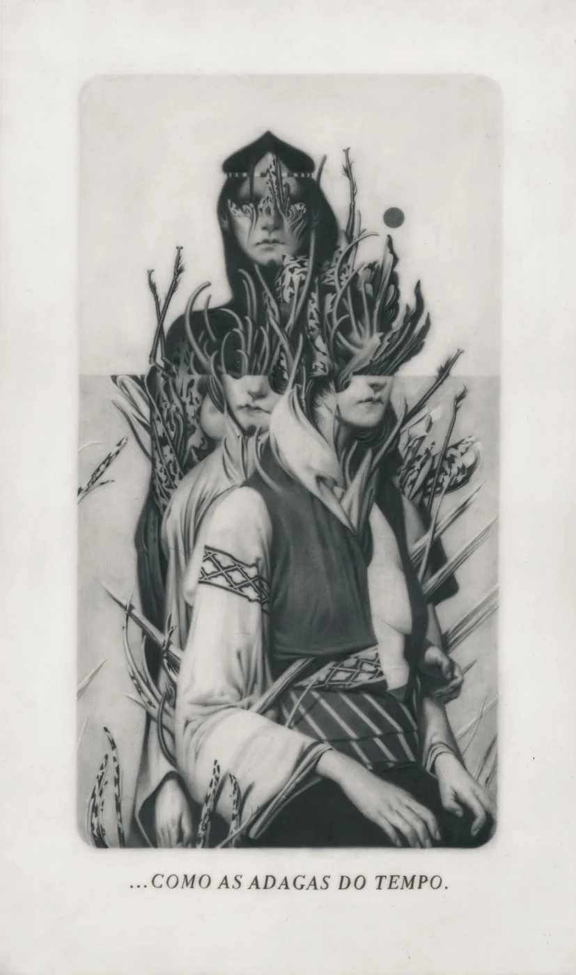 Le Sacre du Printemps XI – Ancestors Graphite on Paper, Vellum and Acetate 22,4 x 38,1 cm