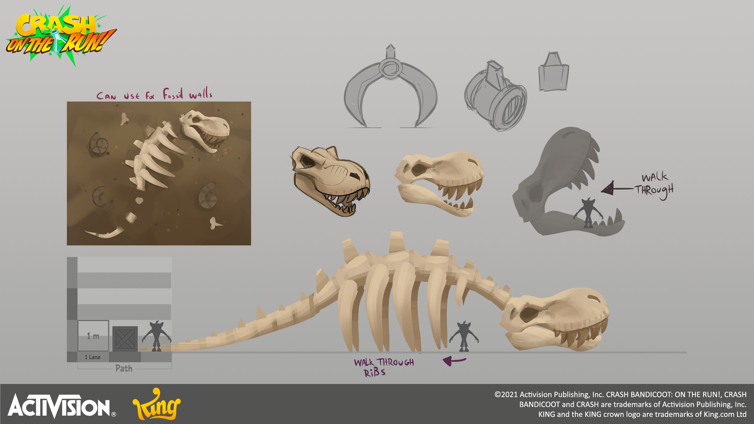  Dino-Might- Environment: Dinosaur skeleton 