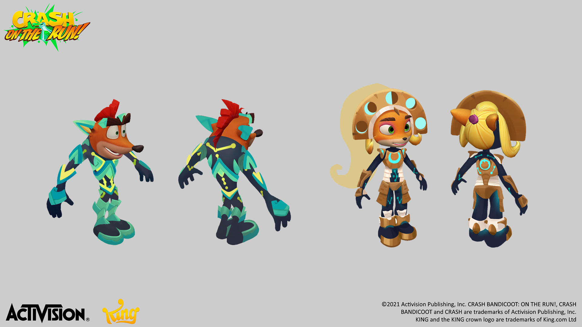  Quantum Mask Costumes from Crash Bandicoot 4: It's About Time 