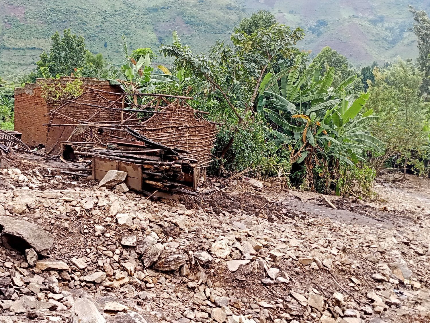  More damage caused to homes by the Kasese mudslides. Sent to us by Juliet at  HORUWO . 