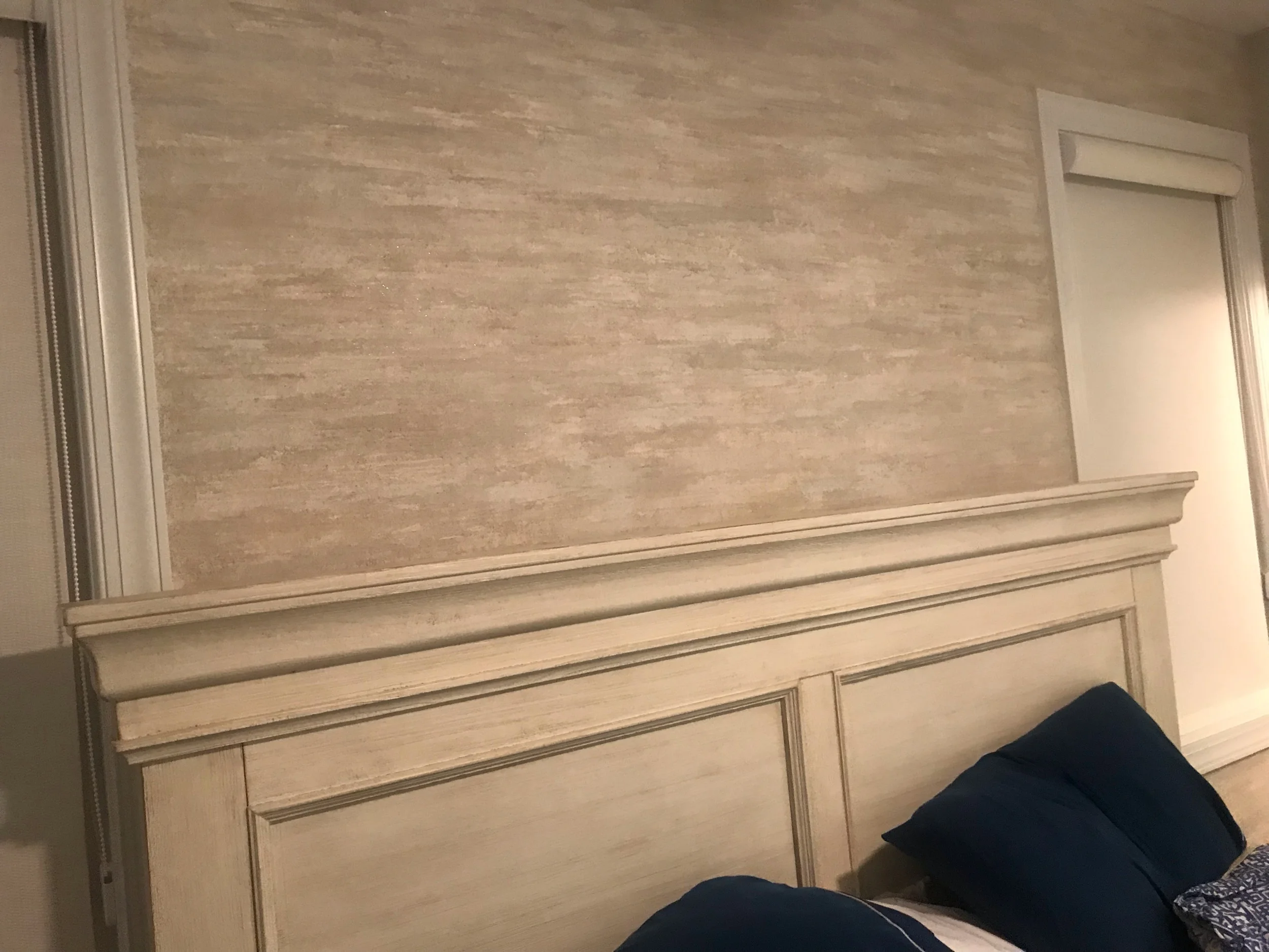 Travertine Crema Textured Feature Wall