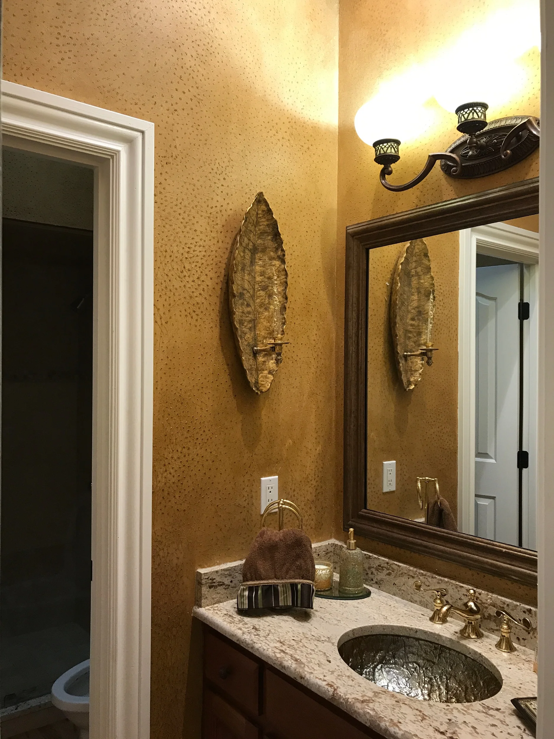 Faux Ostrich Skin