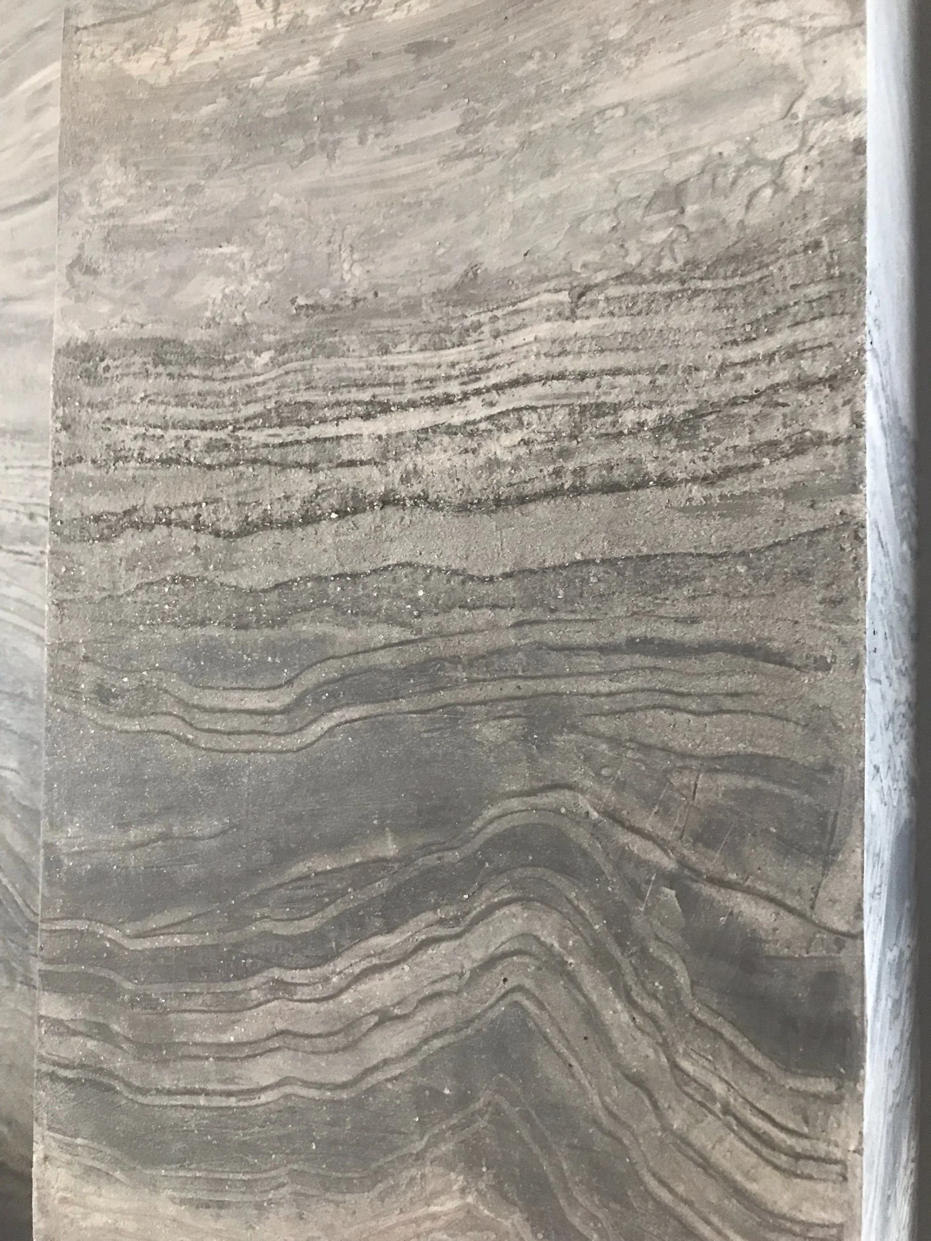 Faux Stone Fireplace (close up 2)
