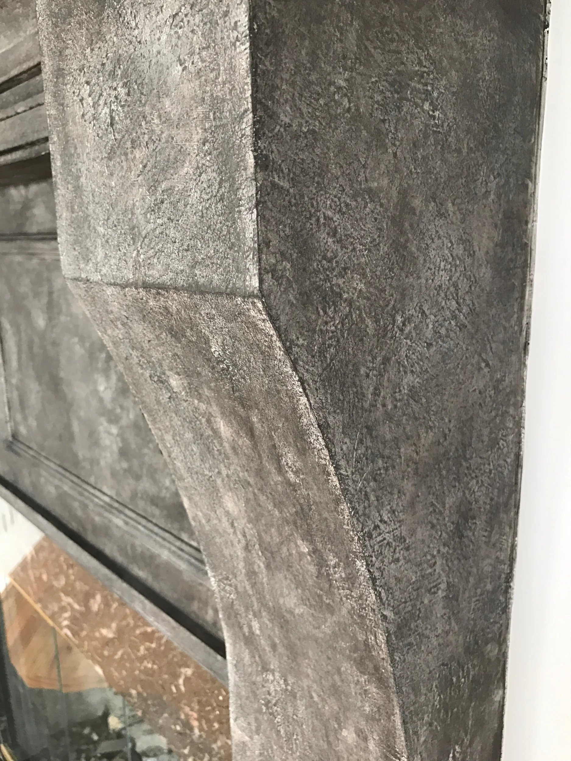 Faux Finish Fireplace (close up)