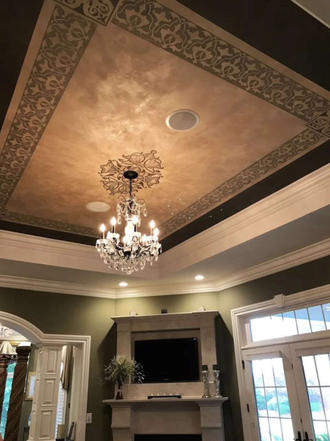 LusterStone Ceiling with Border Design